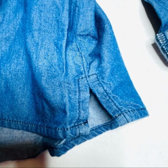 joe Fresh NWOT Chambray Button Down Toddler Shirt - Picture 6 of 9